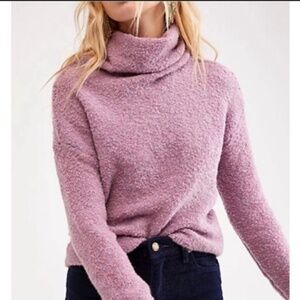 Free People Stormy Pullover Cowl Neck - Size Large - Like New Condition